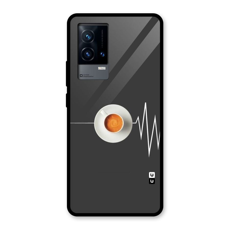 After Coffee Glass Back Case for iQOO 9 5G