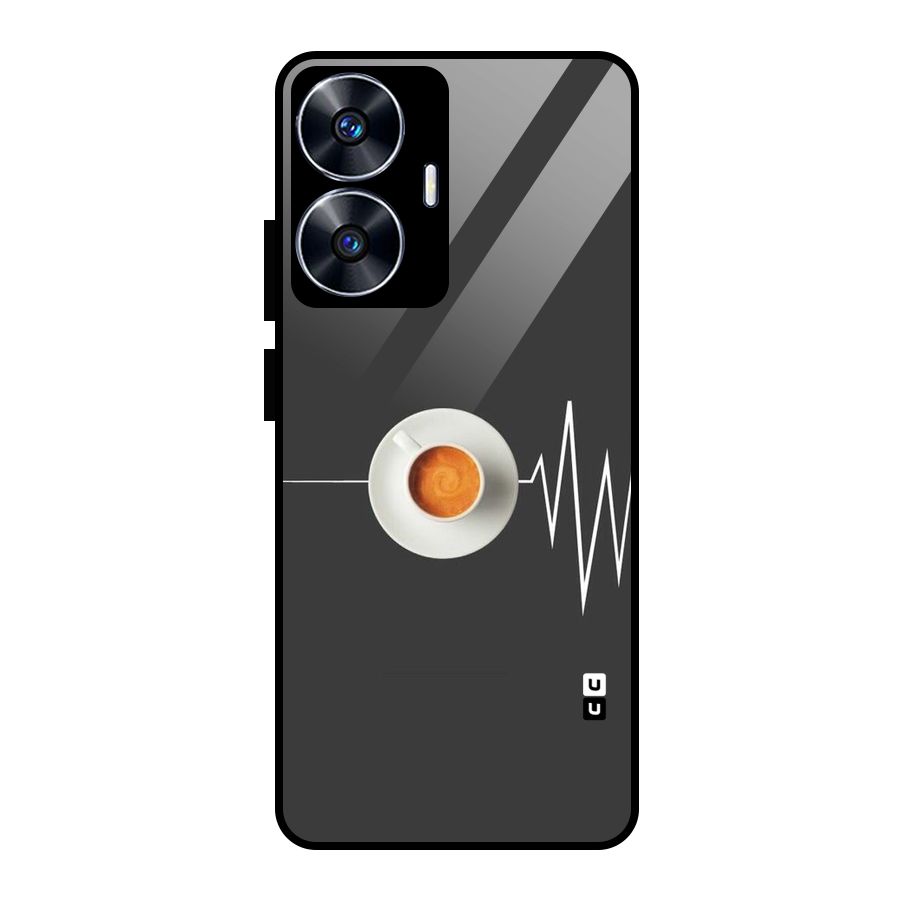 After Coffee Glass Back Case for realme C55