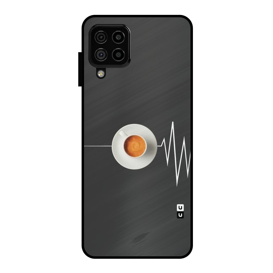 After Coffee Metal Back Case for Galaxy A22 4G