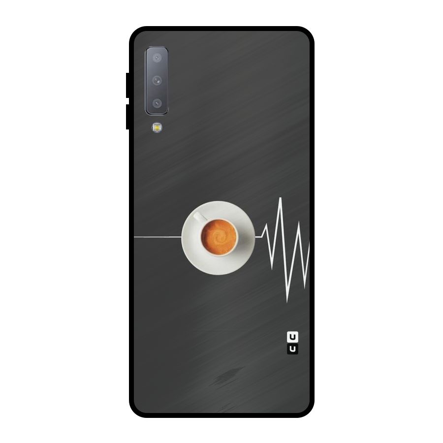After Coffee Metal Back Case for Galaxy A7 (2018)