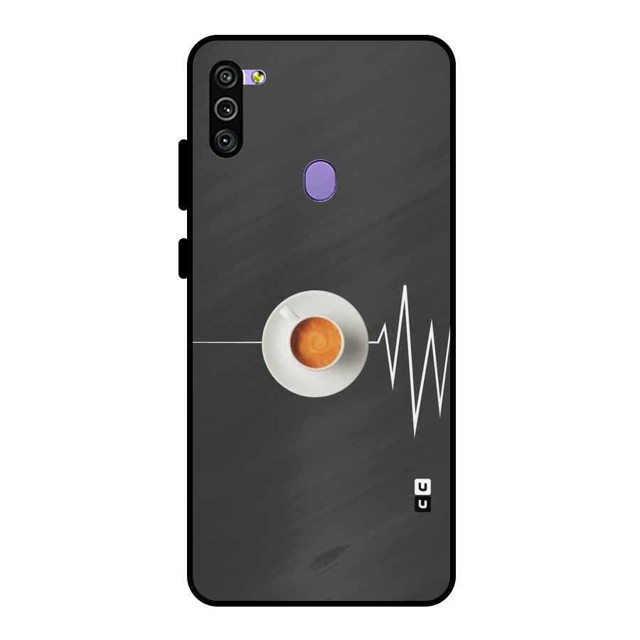 After Coffee Metal Back Case for Galaxy M11