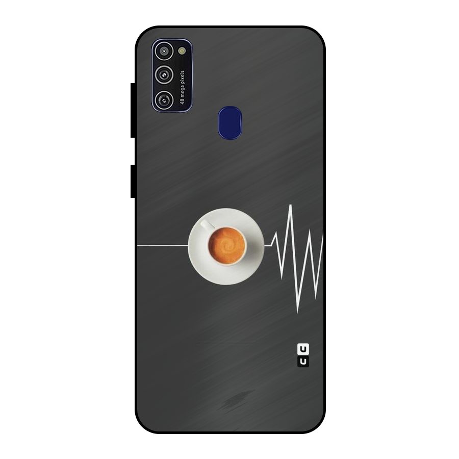 After Coffee Metal Back Case for Galaxy M21