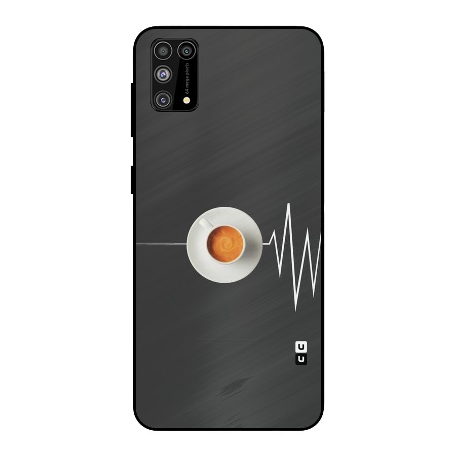 After Coffee Metal Back Case for Galaxy M31