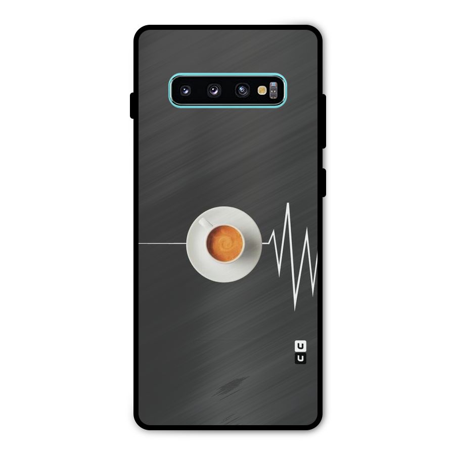 After Coffee Metal Back Case for Galaxy S10 Plus