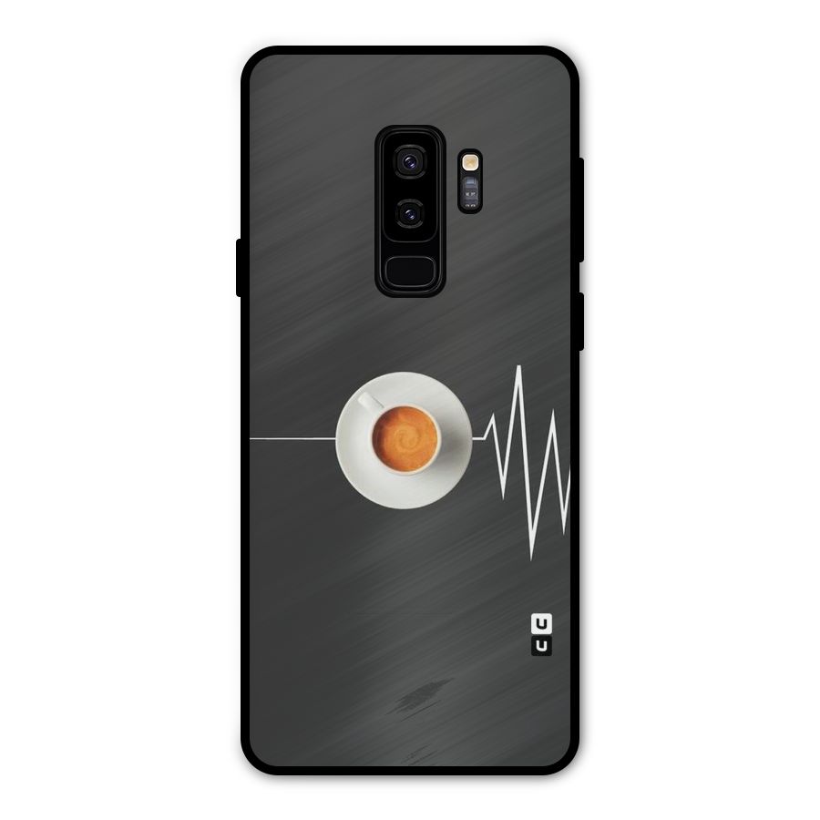 After Coffee Metal Back Case for Galaxy S9 Plus