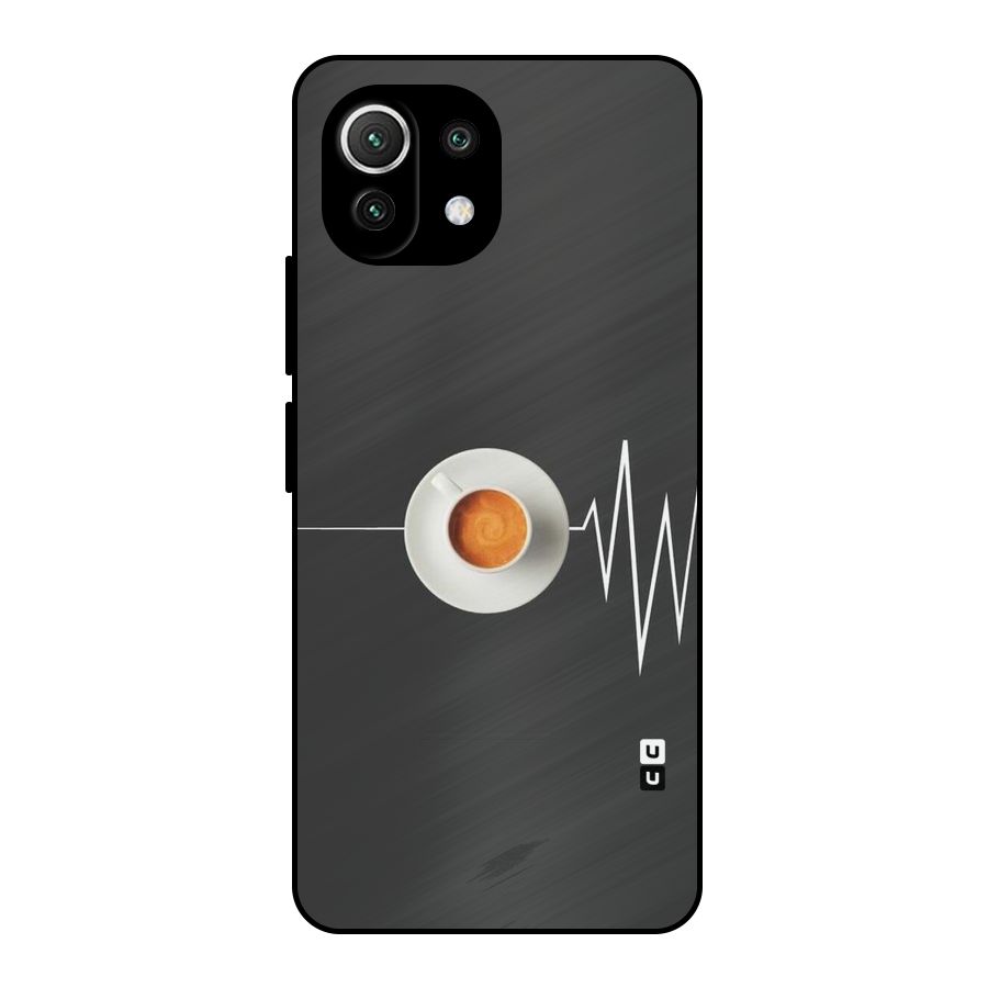 After Coffee Metal Back Case for Mi 11 Lite