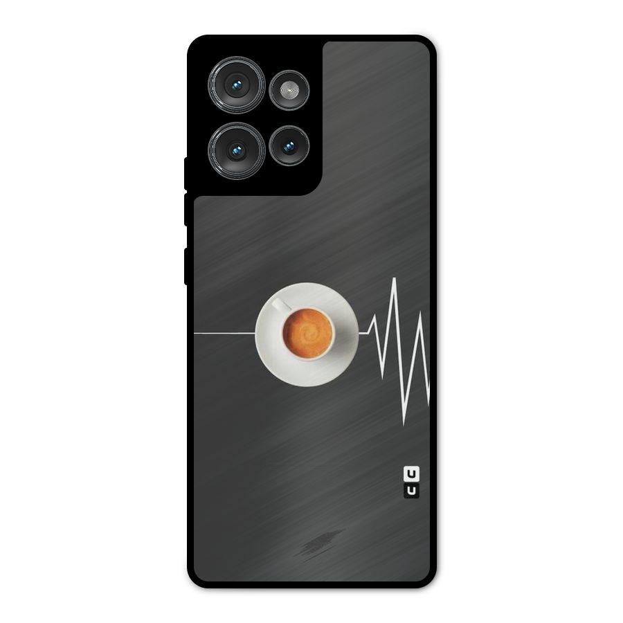After Coffee Metal Back Case for Motorola Edge 50