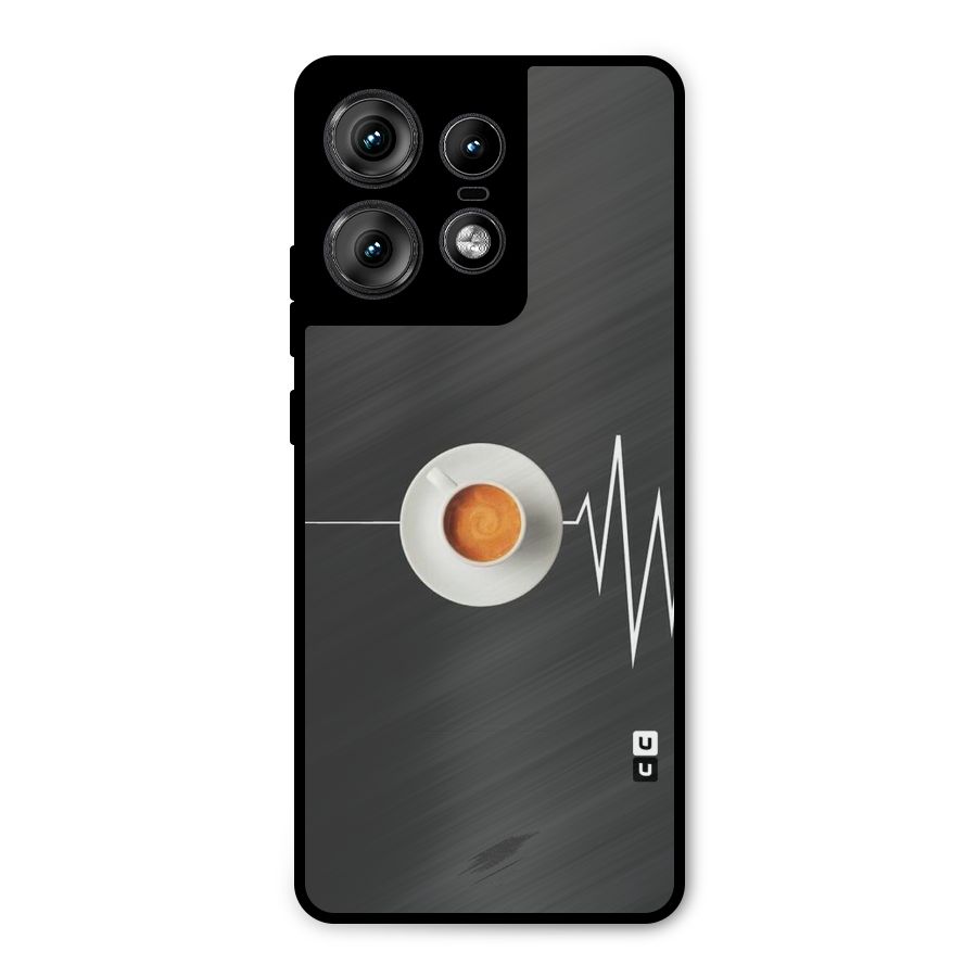 After Coffee Metal Back Case for Motorola Edge 50 Pro