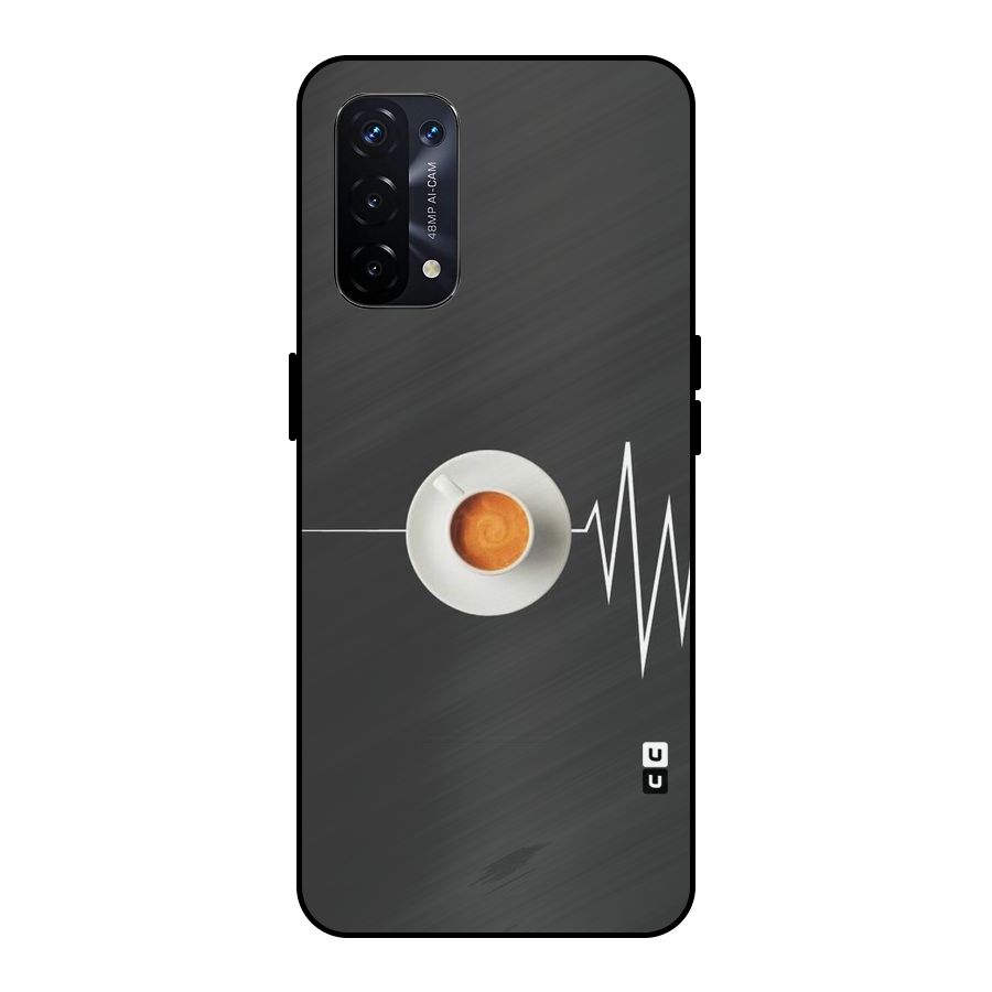After Coffee Metal Back Case for Oppo A74 5G