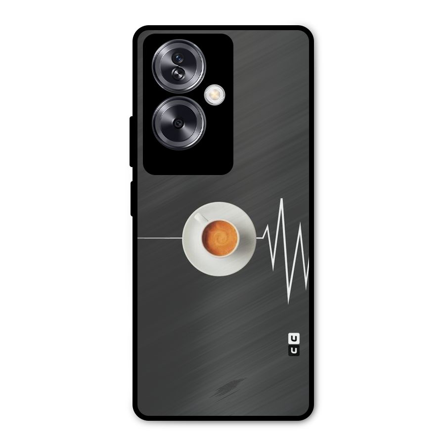 After Coffee Metal Back Case for Oppo A79 5G