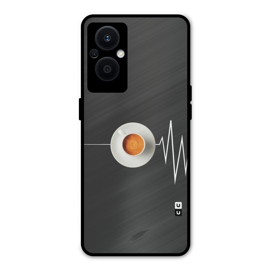 After Coffee Metal Back Case for Oppo F21 Pro 5G
