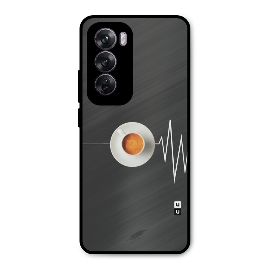 After Coffee Metal Back Case for Oppo Reno12 Pro