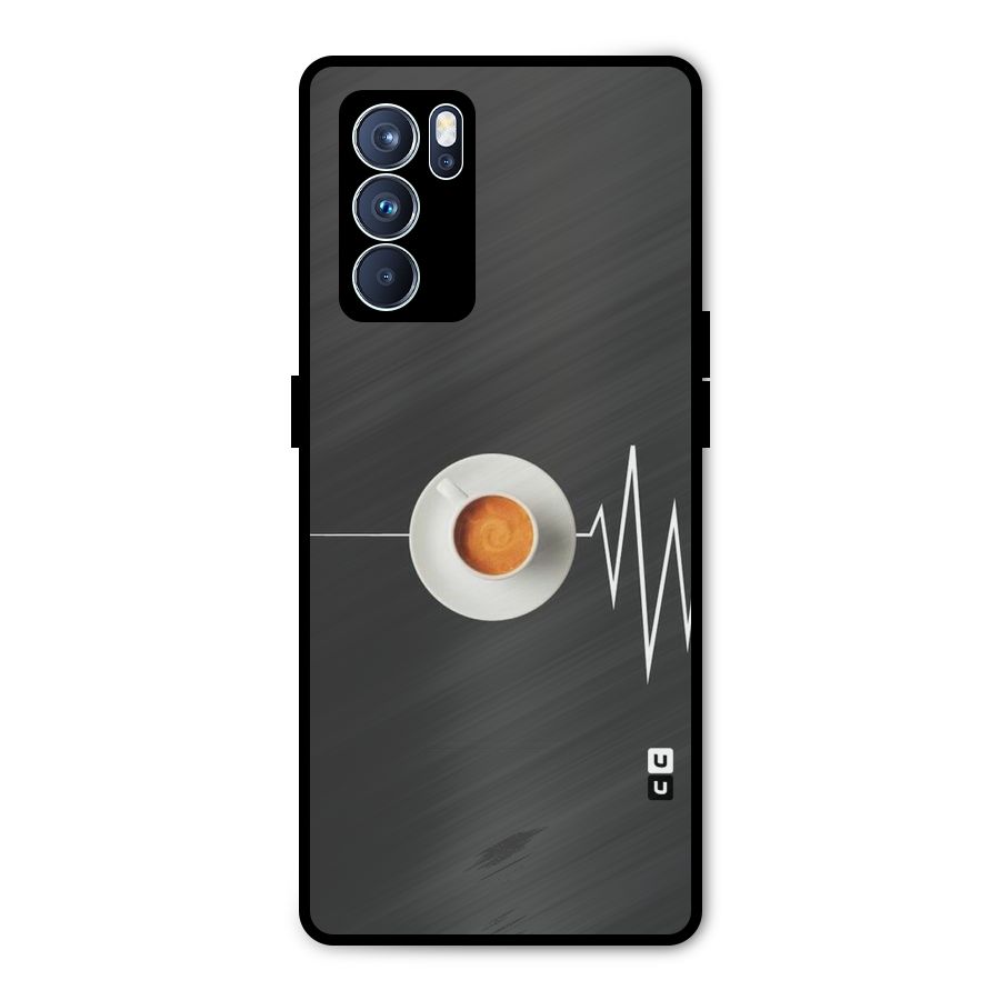 After Coffee Metal Back Case for Oppo Reno6 Pro 5G