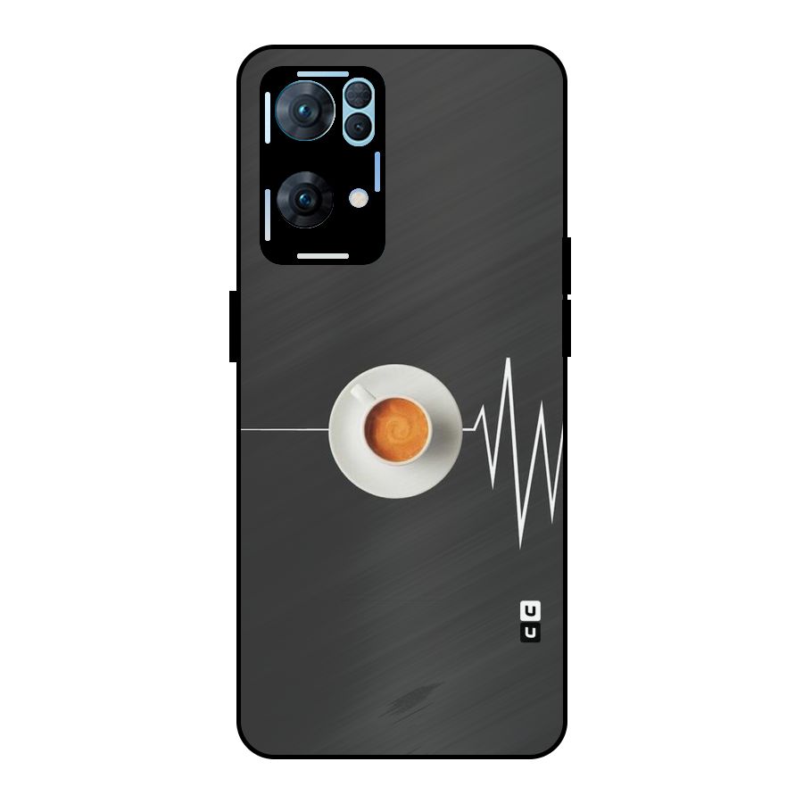 After Coffee Metal Back Case for Oppo Reno7 Pro 5G