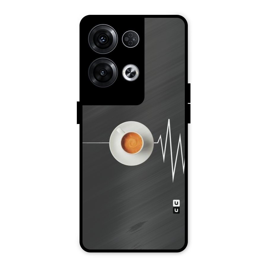 After Coffee Metal Back Case for Oppo Reno8 Pro 5G