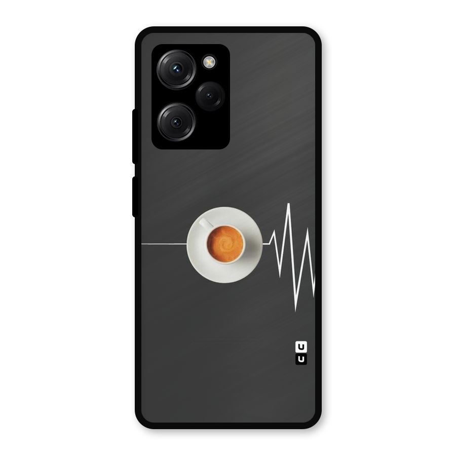 After Coffee Metal Back Case for Poco X5 Pro
