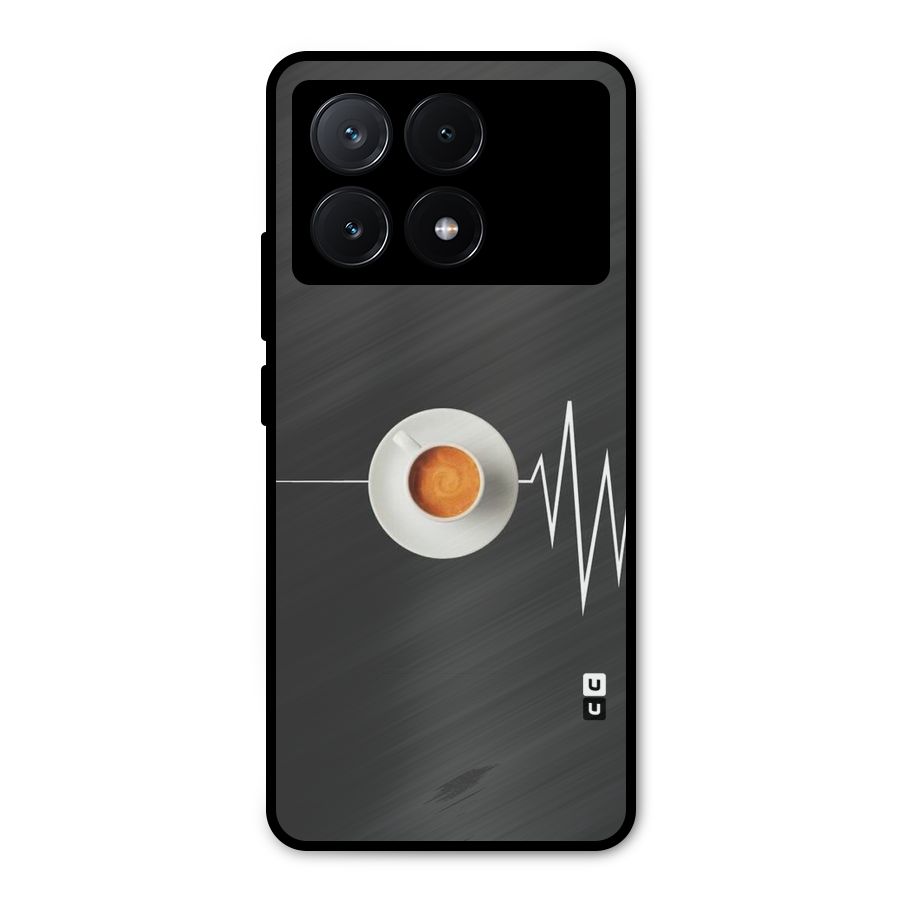 After Coffee Metal Back Case for Poco X6 Pro
