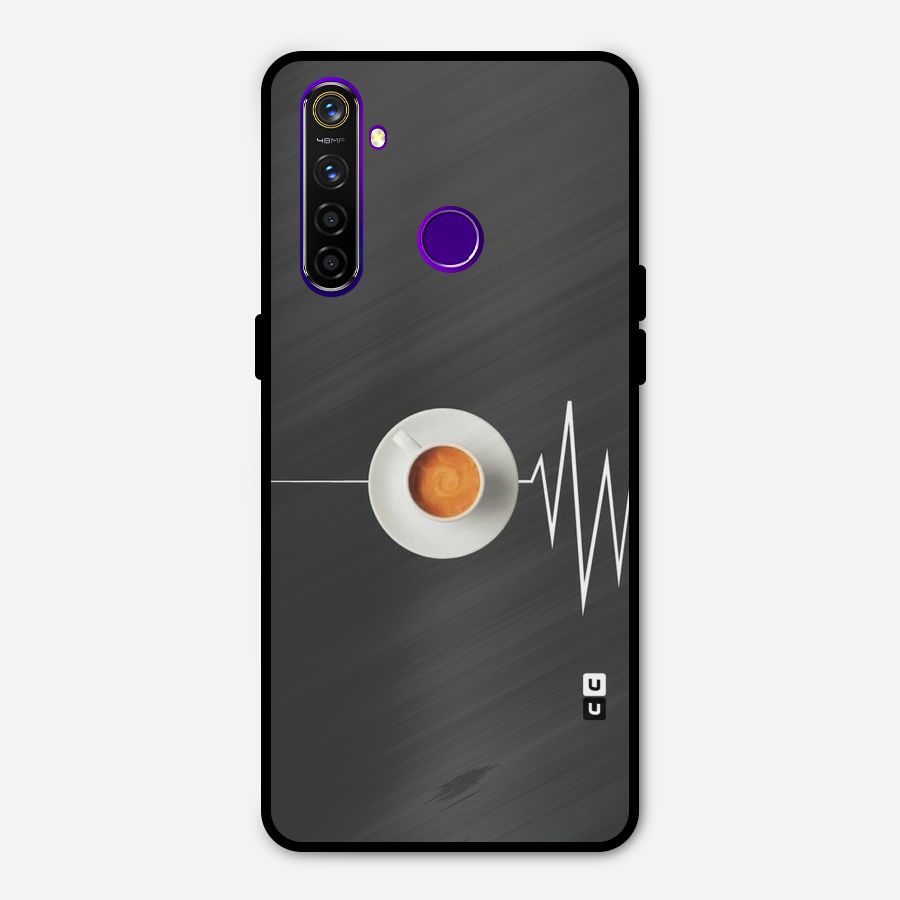 After Coffee Metal Back Case for Realme 5 Pro