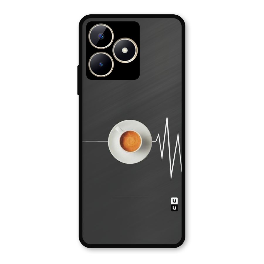 After Coffee Metal Back Case for Realme Narzo N53