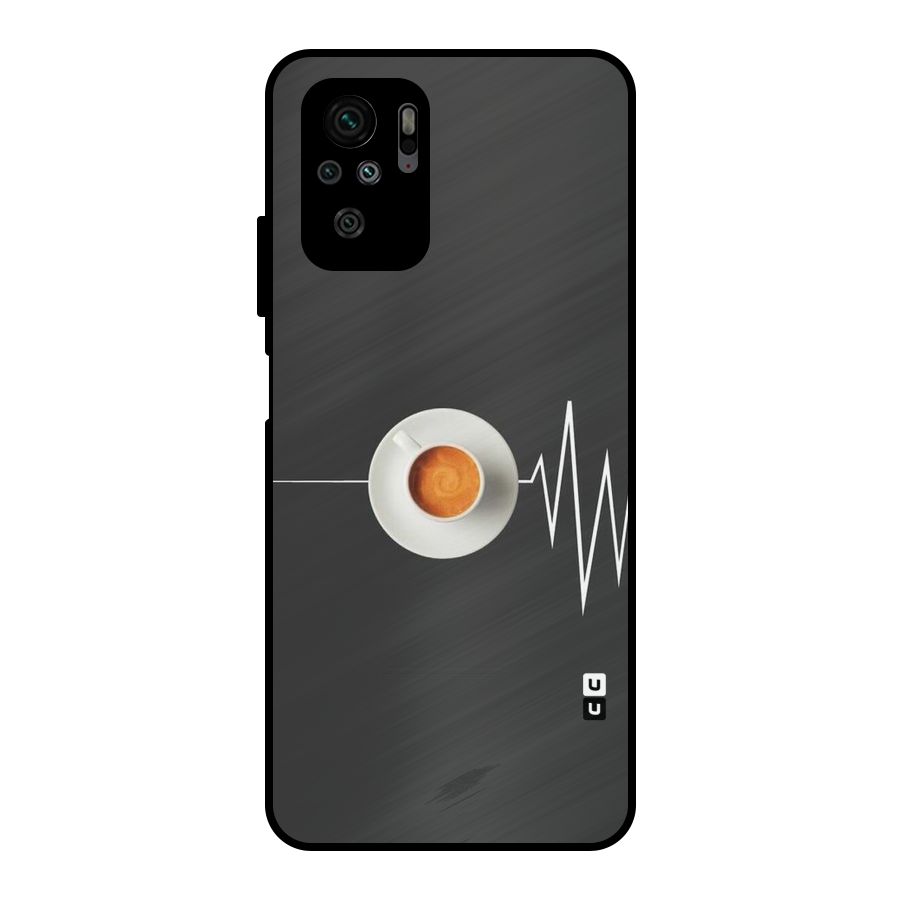 After Coffee Metal Back Case for Redmi Note 10