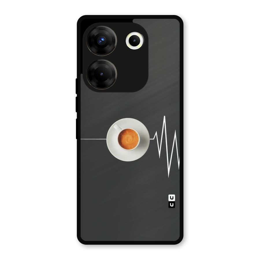 After Coffee Metal Back Case for Tecno Camon 20