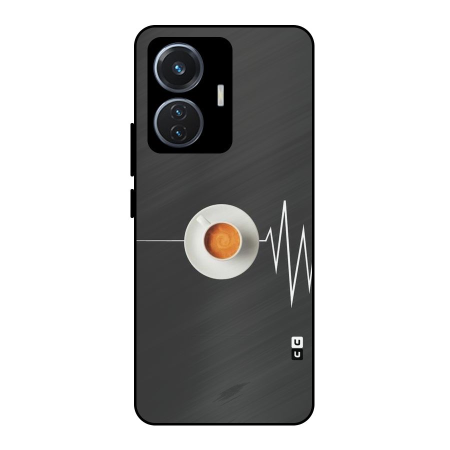 After Coffee Metal Back Case for Vivo T1 44W