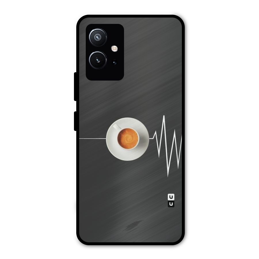 After Coffee Metal Back Case for Vivo T1 5G