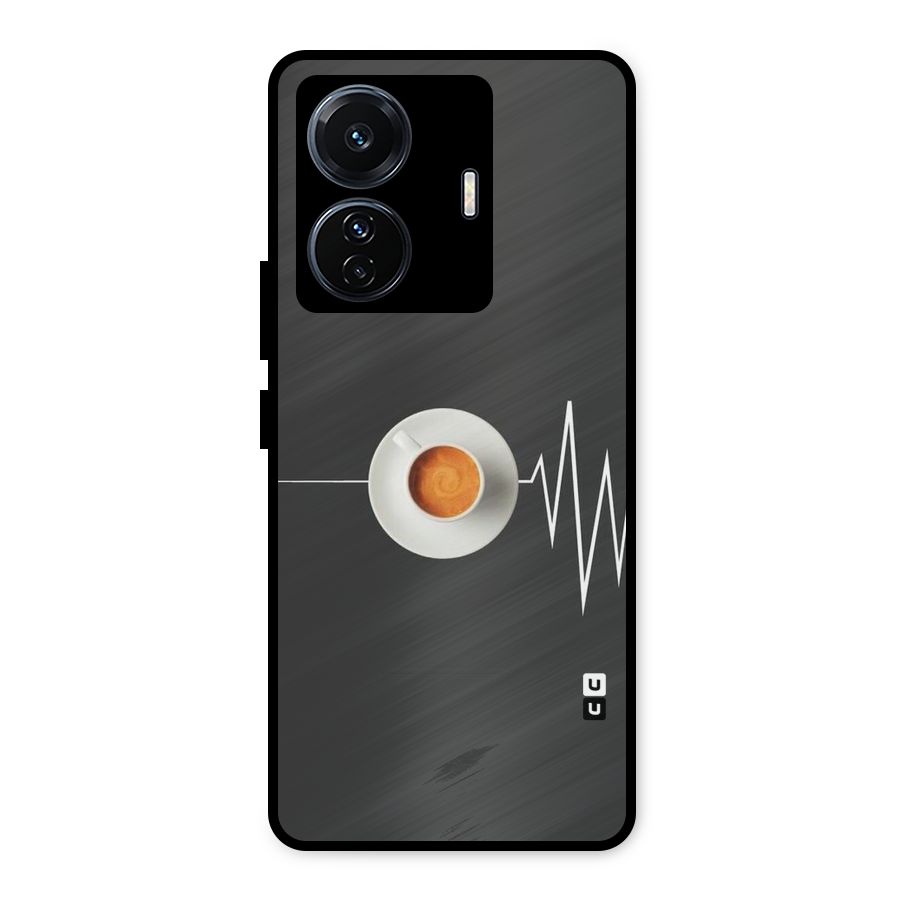 After Coffee Metal Back Case for Vivo T1 Pro