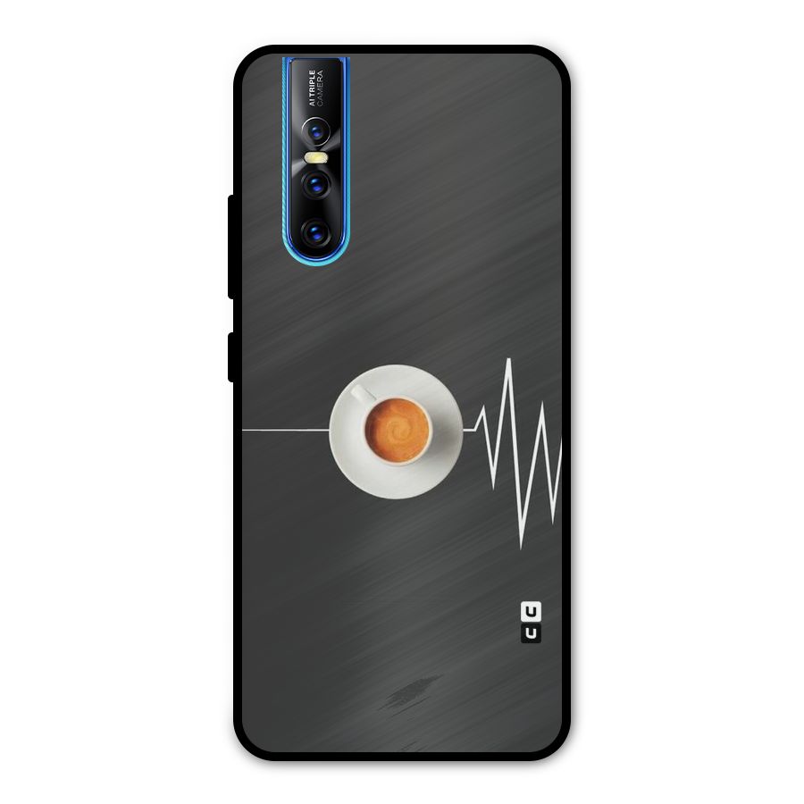 After Coffee Metal Back Case for Vivo V15 Pro