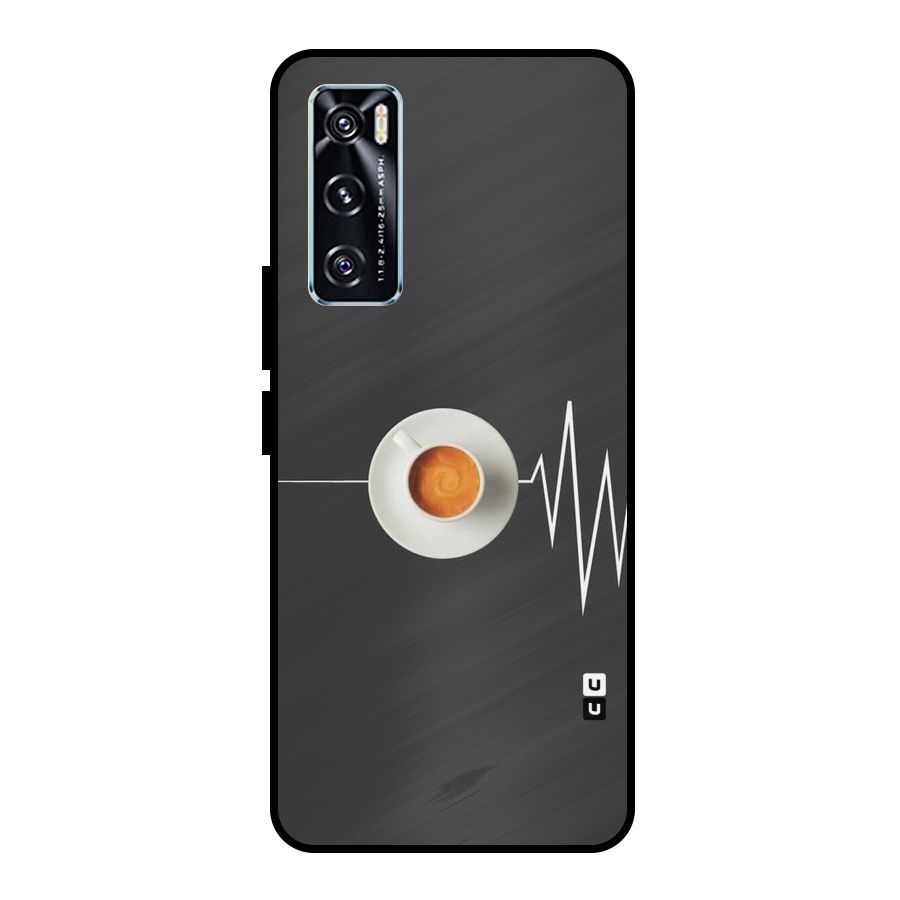 After Coffee Metal Back Case for Vivo V20 SE