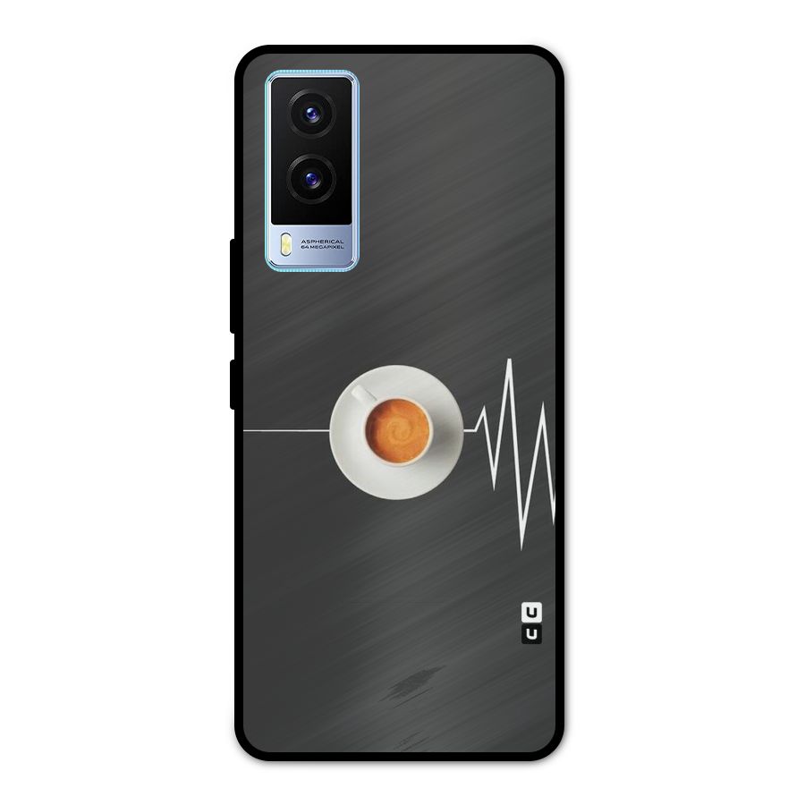 After Coffee Metal Back Case for Vivo V21e 5G