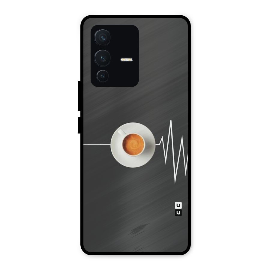 After Coffee Metal Back Case for Vivo V23 5G