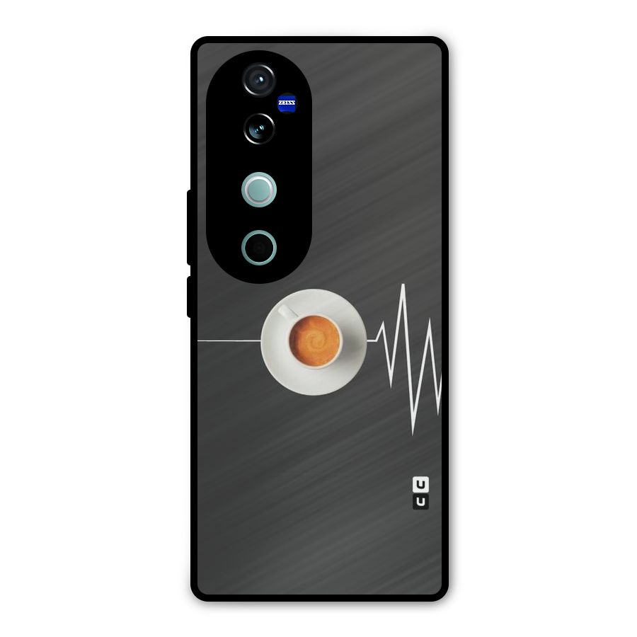 After Coffee Metal Back Case for Vivo V40 Pro