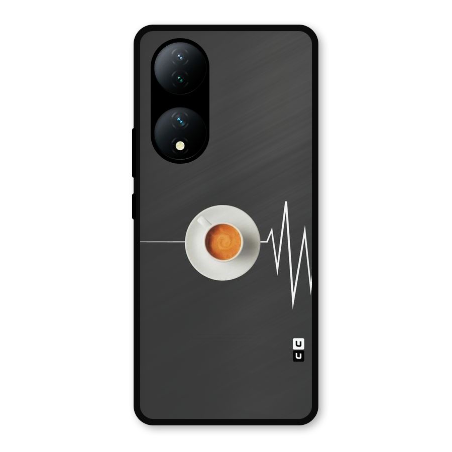 After Coffee Metal Back Case for Vivo Y100