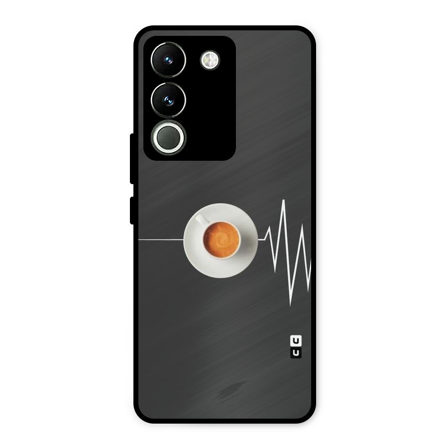 After Coffee Metal Back Case for Vivo Y200