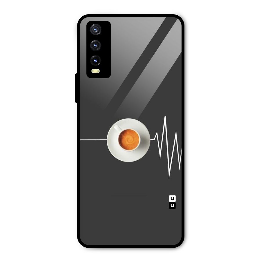After Coffee Metal Back Case for Vivo Y20 2021