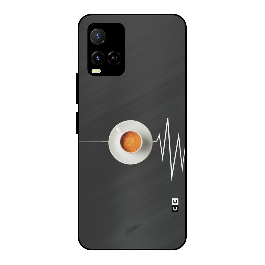 After Coffee Metal Back Case for Vivo Y21T