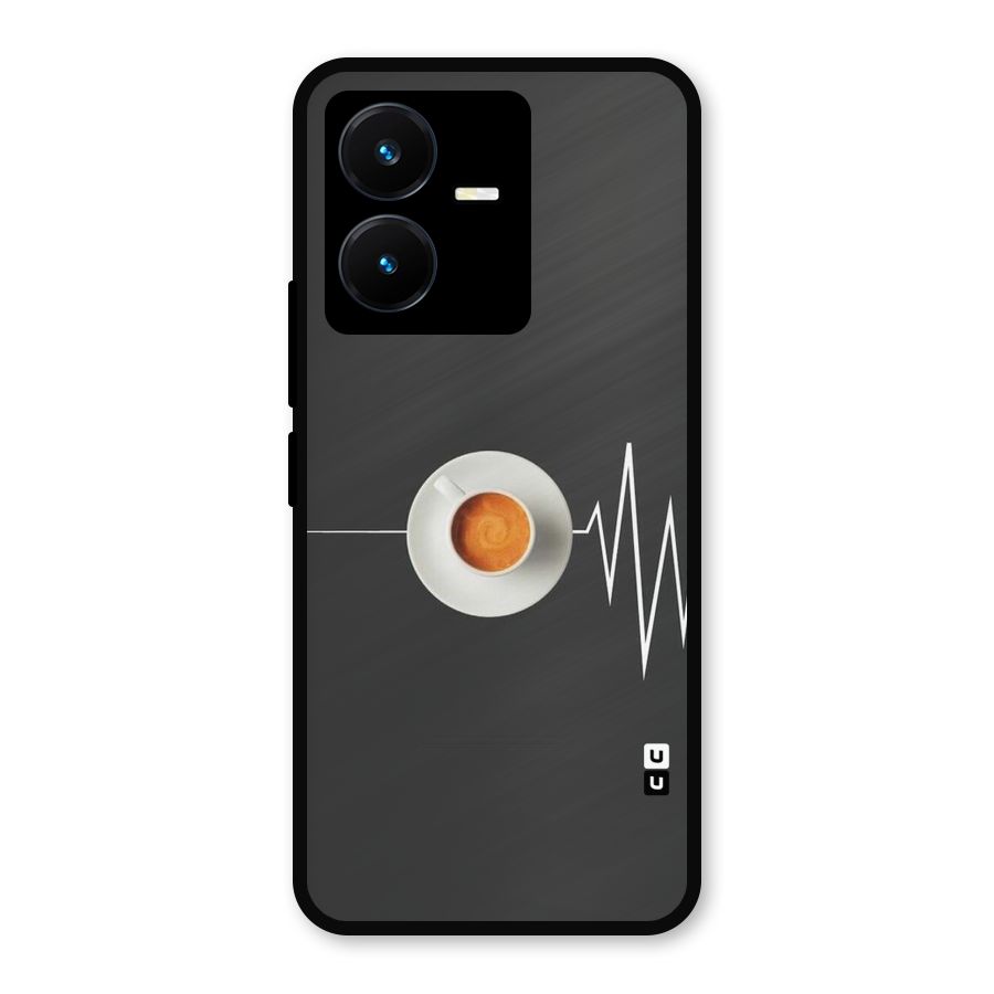 After Coffee Metal Back Case for Vivo Y22