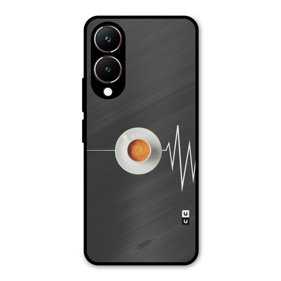 After Coffee Metal Back Case for Vivo Y28