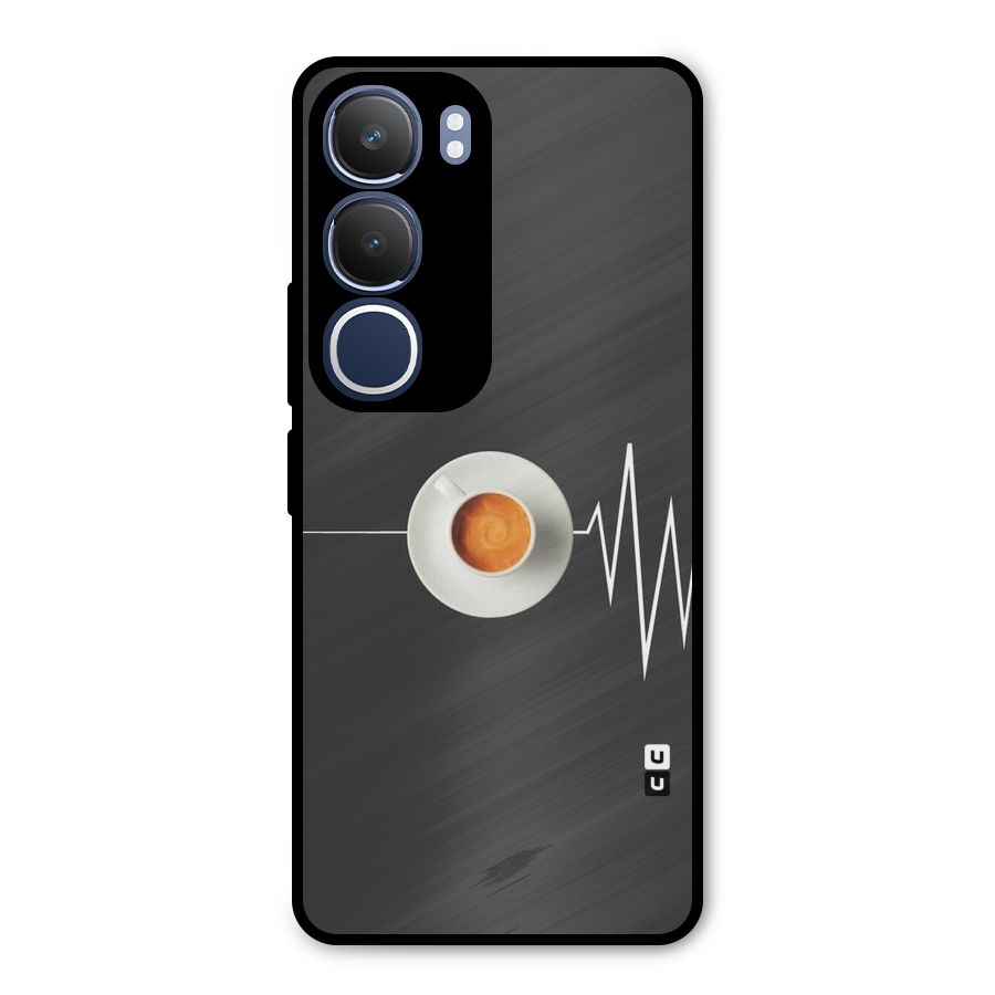 After Coffee Metal Back Case for Vivo Y29