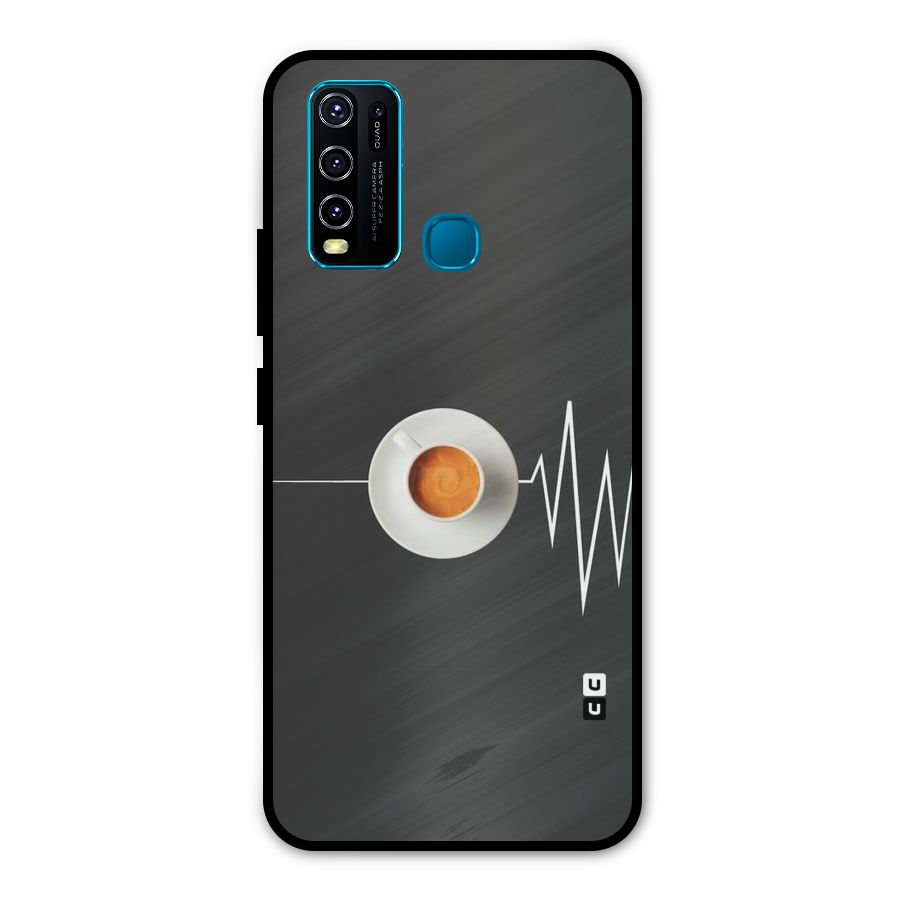 After Coffee Metal Back Case for Vivo Y30