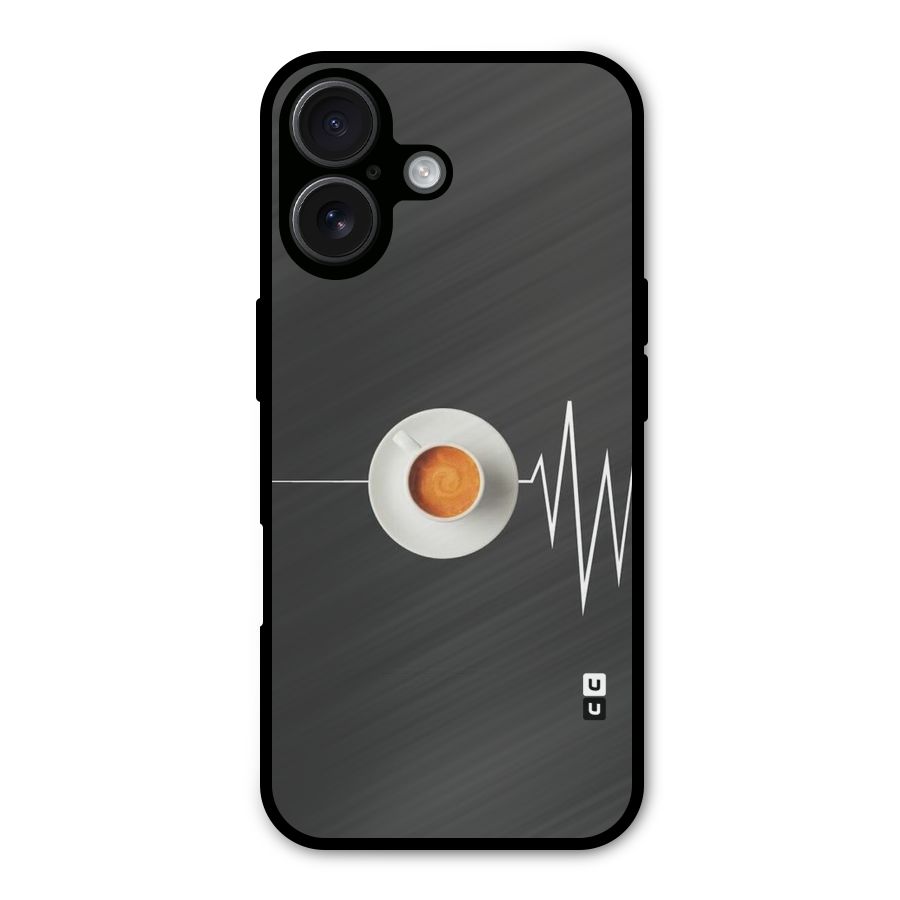 After Coffee Metal Back Case for iPhone 16