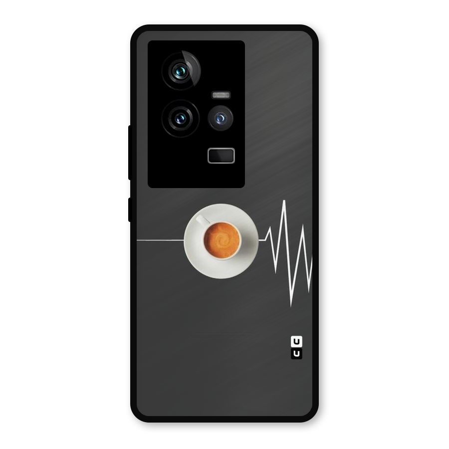 After Coffee Metal Back Case for iQOO 11 5G