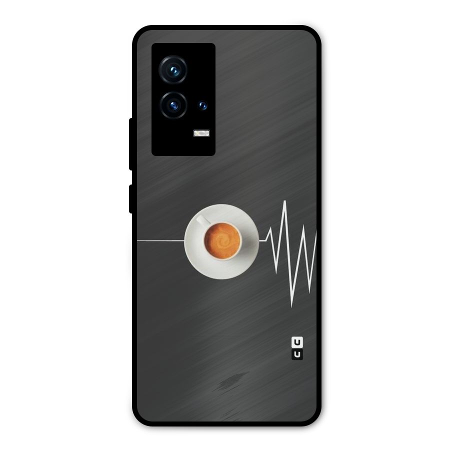 After Coffee Metal Back Case for iQOO 9 5G