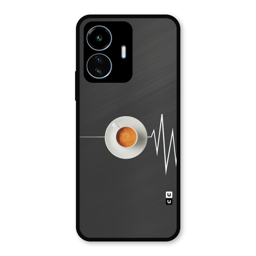 After Coffee Metal Back Case for vivo iQOO Z6 Lite 5G