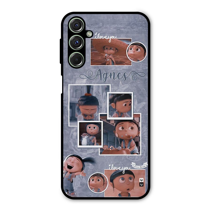 Agnes Metal Back Case for Galaxy F34