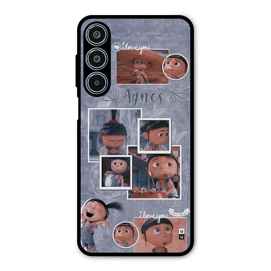 Agnes Metal Back Case for Galaxy M35