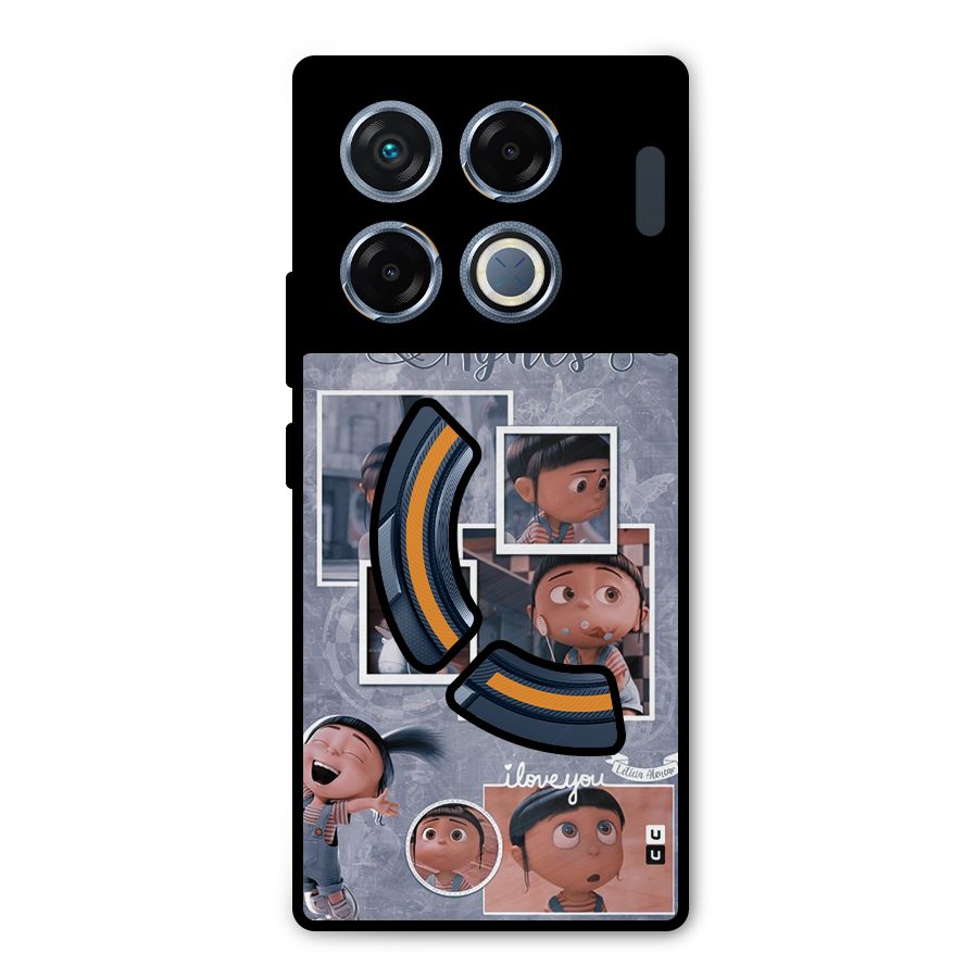 Agnes Metal Back Case for Infinix GT 20 Pro