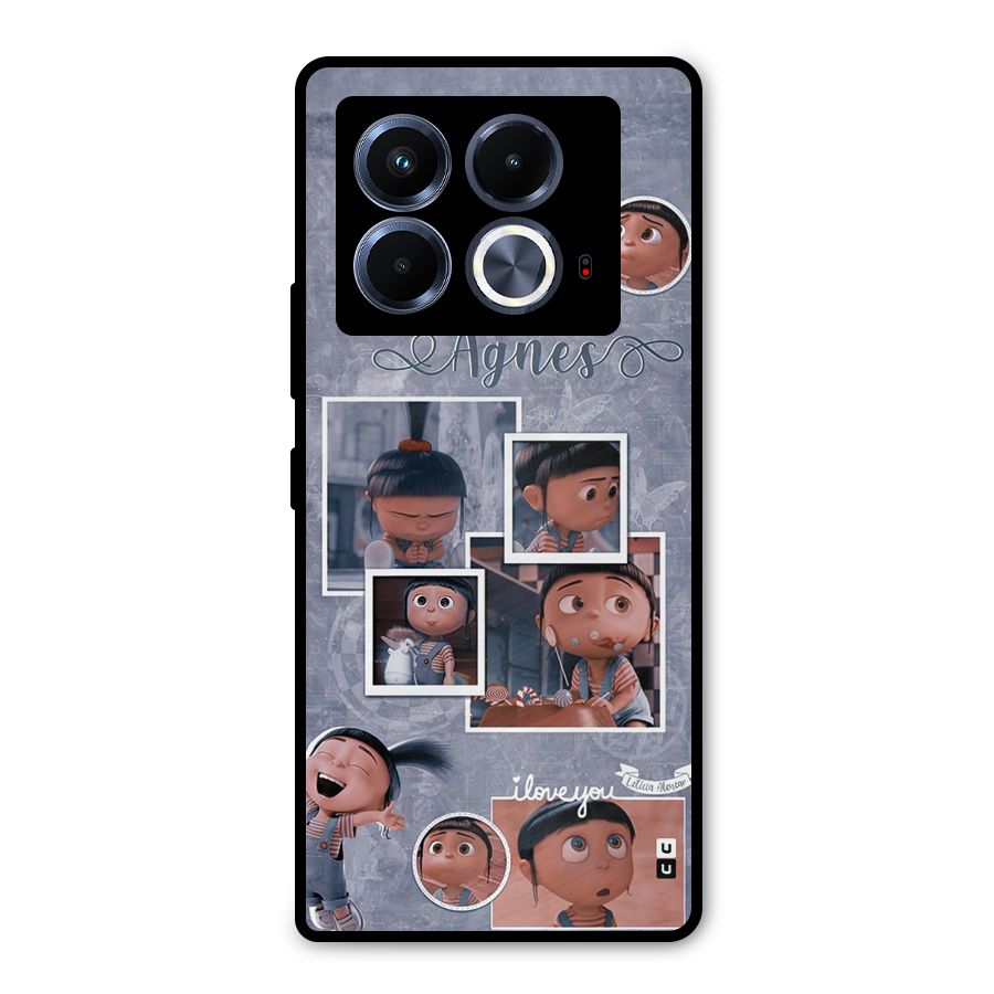 Agnes Metal Back Case for Infinix Note 40 5G