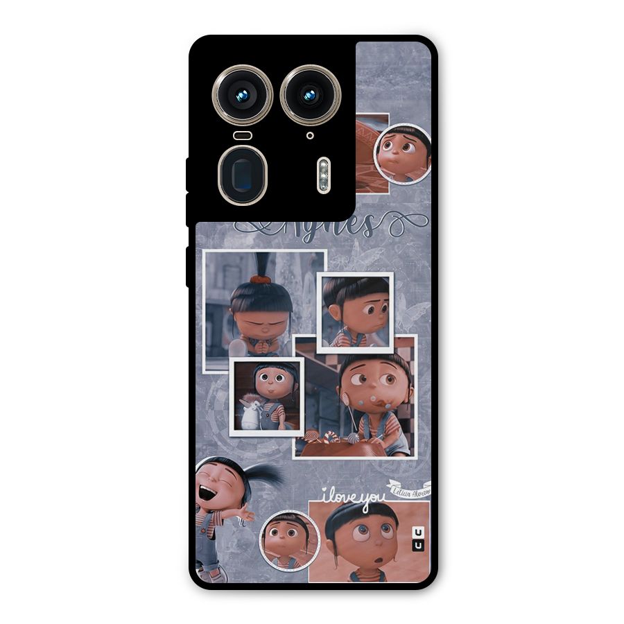 Agnes Metal Back Case for Motorola Edge 50 Ultra